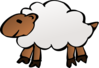 Small Cartoon Sheep Clip Art